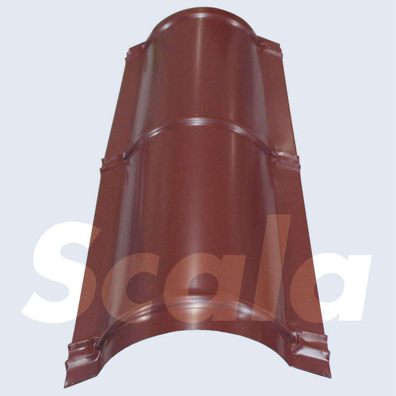 Image du produit Scala - Fa&icirc;ti&egrave;re Demi-ronde (Tuile) - Terracotta - 1 m