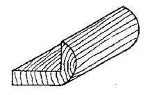 Image du produit Latte de vitrage (M42) H&ecirc;tre - 10 x 22 mm