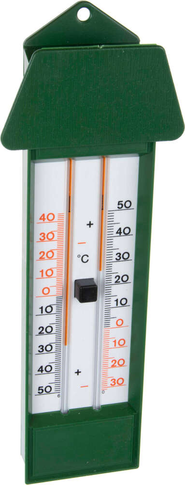 Image du produit Thermom&egrave;tre - Plastique Vert - Mini/Maxi - 230 mm