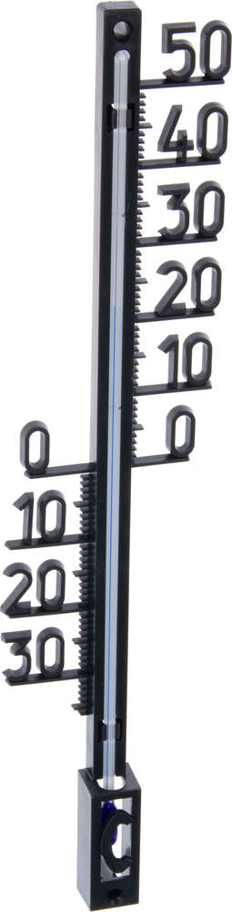 Image du produit Thermom&egrave;tre Ext&eacute;rieur - Plastique Noir - Medium - 275 mm