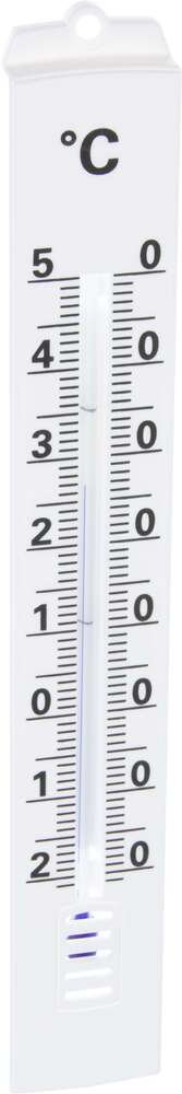 Image du produit Thermom&egrave;tre - Plastique Blanc - Basic - 175 mm