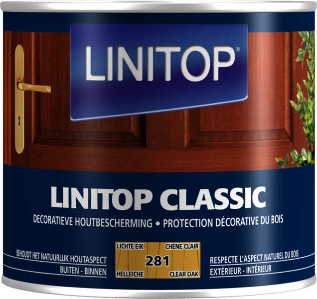Image du produit Linitop&reg; Classic - Protection D&eacute;corative du Bois - (281) Ch&ecirc;ne Clair - 0.5 & 1 L