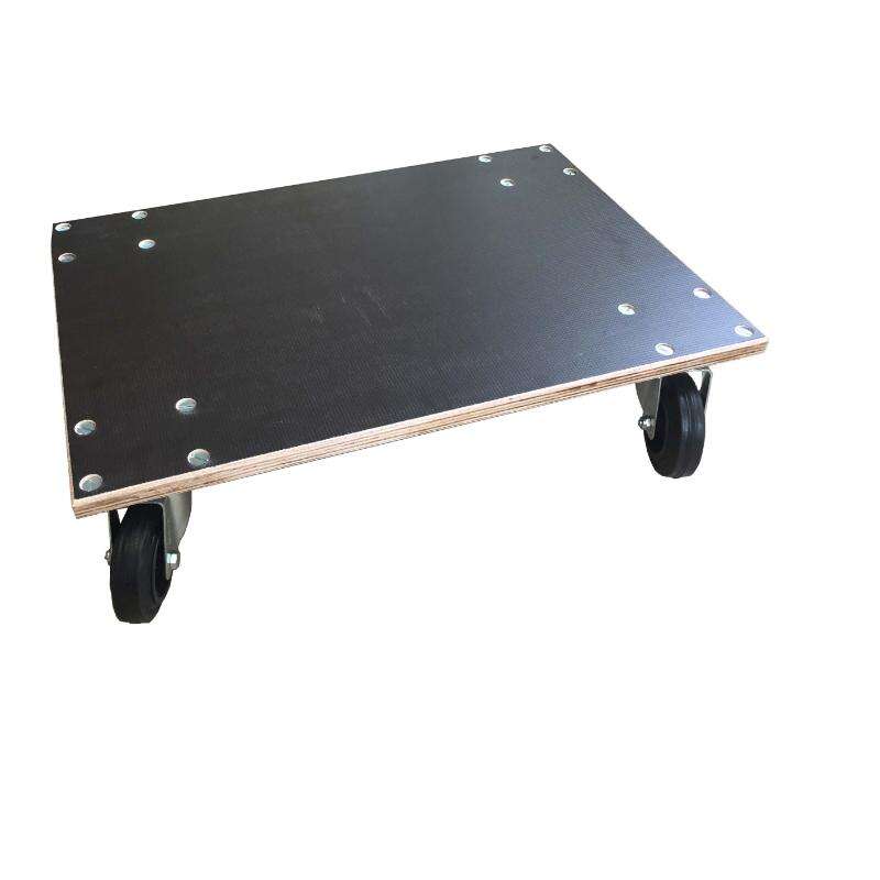 Image du produit Plateau de Transport - Multiplex - Roues Caoutchouc - 400 x 600 mm - Charge 210 Kg