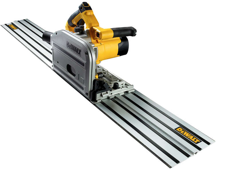 Image du produit Dewalt Scie plong. 55 mm + rail guid.1,5m DWS520KT