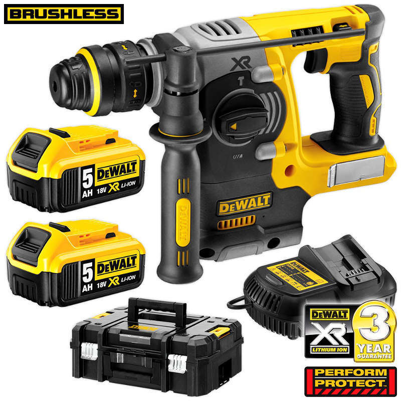 Image du produit Dewalt Perforateur-Burineur SDS+ 18v-2x5Ah DCH274P2T-QW