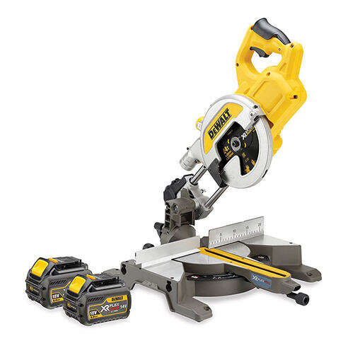 Image du produit Dewalt DCS777T2-QW Scie Onglet 216mm 54V XR Flexvolt 2x6.0Ah