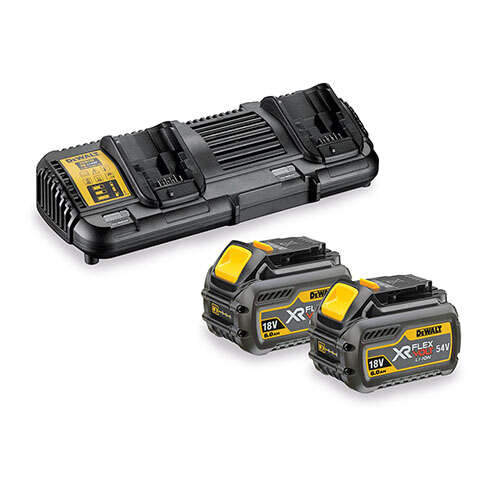 Image du produit Dewalt Chargeur 18V+ 2Accus 6.0Ah DCB132T2