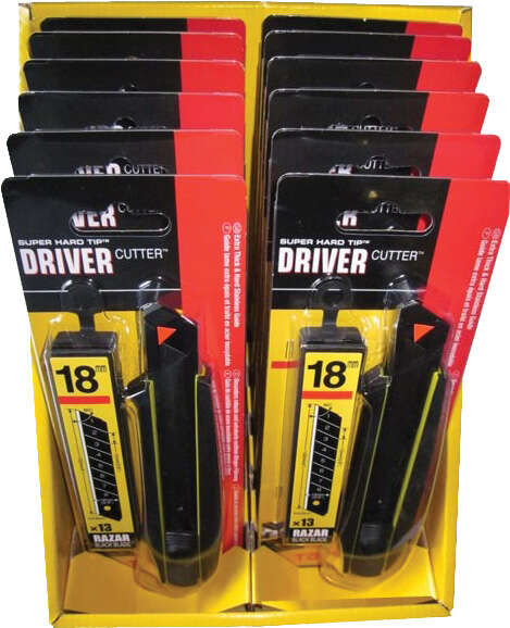 Image du produit Tajima Cutter Driver 18mm+ 13 lames Razer Black