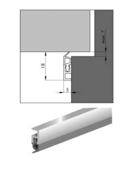 Image du produit Ellen - Profil d'Isolation - Blanc - 18 x 5 x 2100 mm