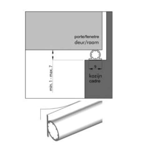 Image du produit Ellen - Joint d'Air, Tube Blanc - 9 mm - 6 m