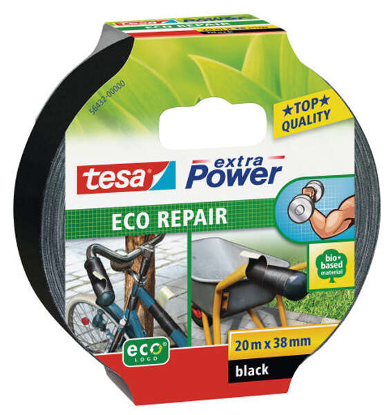 Image du produit Tesa&reg;- Eco Repair - Noir - 20 m x 38 mm