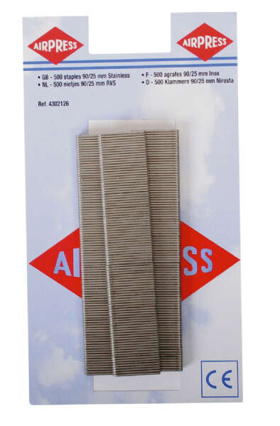 Image du produit AIRPRES 500 agrafes 90/25mm inox