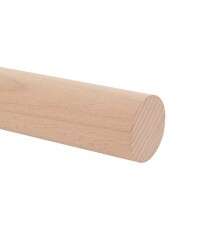 Image du produit Rampe d'Escalier - Rond &Oslash; 45 mm - H&ecirc;tre Blanc - LG ML
