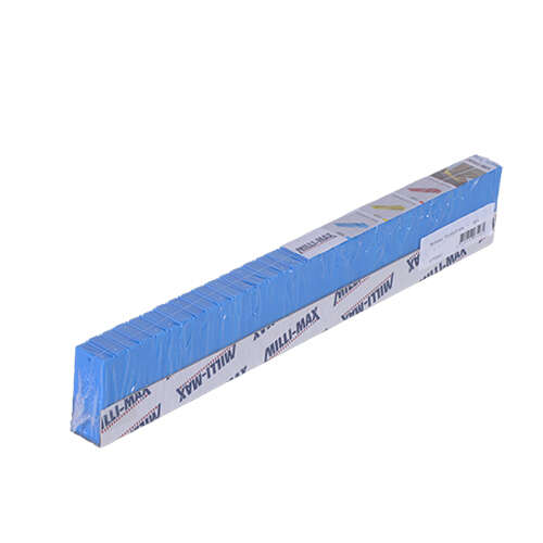 Image du produit Cale pointue stri&eacute;e de remplissage Milli-Max - Bleu - 75 x 30 x 10 mm (68p)