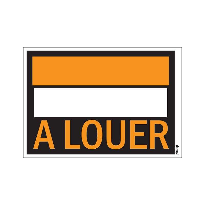 Image du produit AFFICHE PAPIER "A LOUER" 350x250mm