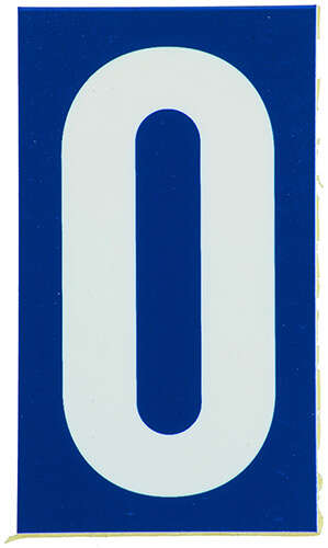 Image du produit CHIFFRE ADHESIF NOBEL BLEU+BLANC 0 60mm