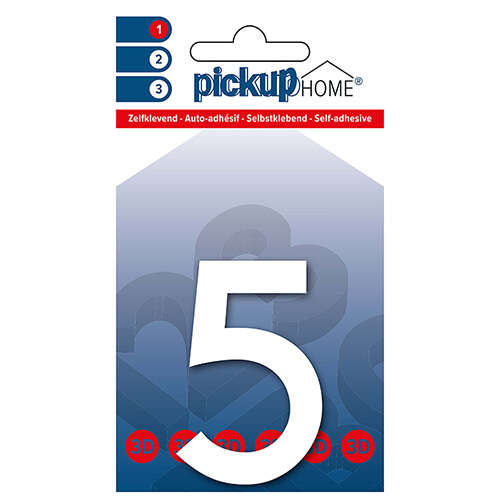 Image du produit CHIFFRE ADHESIF 3D RIO BLANC 5 60mm