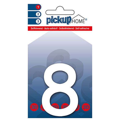 Image du produit CHIFFRE ADHESIF 3D RIO BLANC 8 60mm