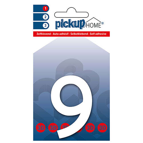 Image du produit CHIFFRE ADHESIF 3D RIO BLANC 9 60mm