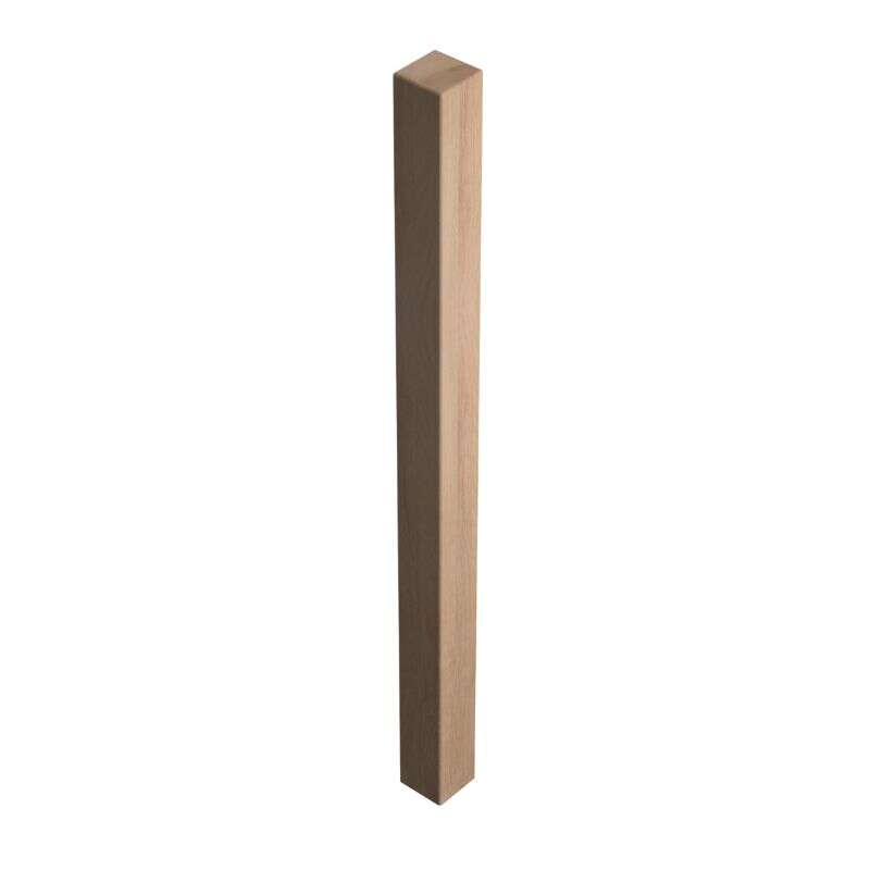 Image du produit Poteau Moulur&eacute; - PM1 SOGEM - Ch&ecirc;ne - 70 x 70 mm - Haut: 120 cm