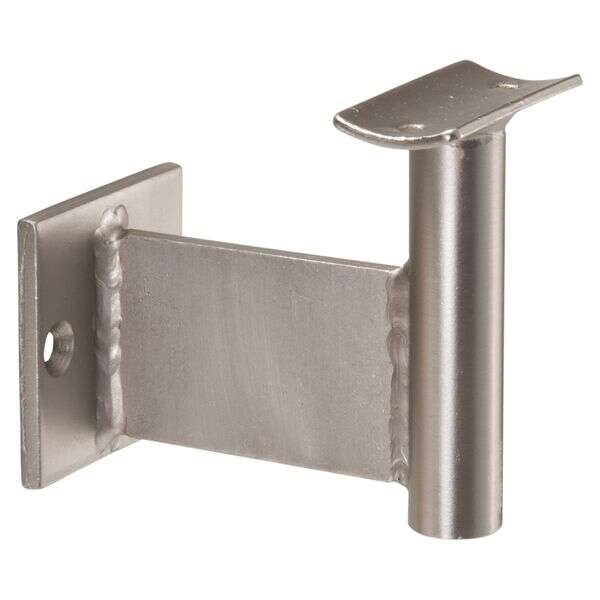 Image du produit Support Appui Rampe / Main courante - D&eacute;troit - Inox (2 pi&egrave;ces)