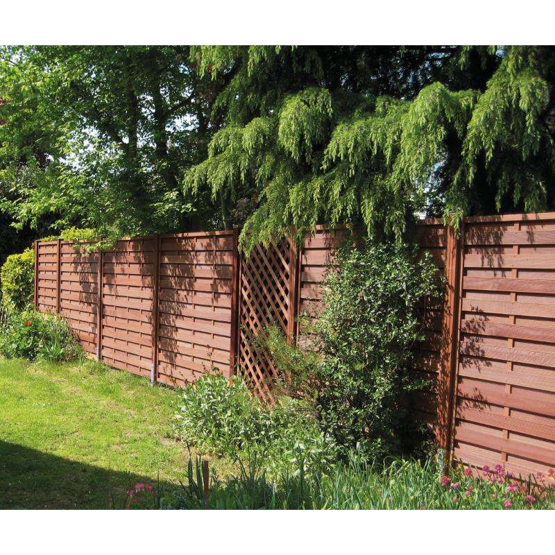 Image du produit Ecran de Jardin FELIX - Keruing/Bangkirai - El&eacute;gant N&deg;06 - 1800 x 1800 mm