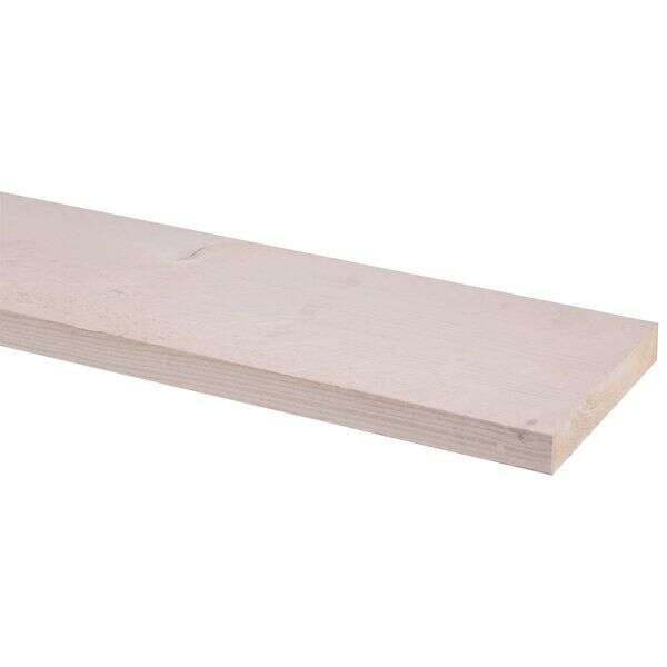 Image du produit Bois D&eacute;coratif - Echafaudage Brush Coquille Blanc - 30 x 195 x 2500 mm