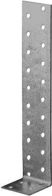 Image du produit Equerre d'assemblage - Multi trous - Zingu&eacute; - 200 x 40 x 40 x 2 mm
