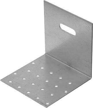 Image du produit Equerre d'assemblage - Ajustable (boutonni&egrave;re) - Zingu&eacute; - 100 x 100 x 100 x 2 mm