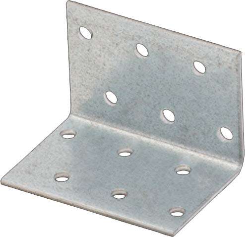 Image du produit Equerre d'assemblage - Mod&egrave;le Lourd - Zingu&eacute; - 40 x 40 x 60 x 2 mm