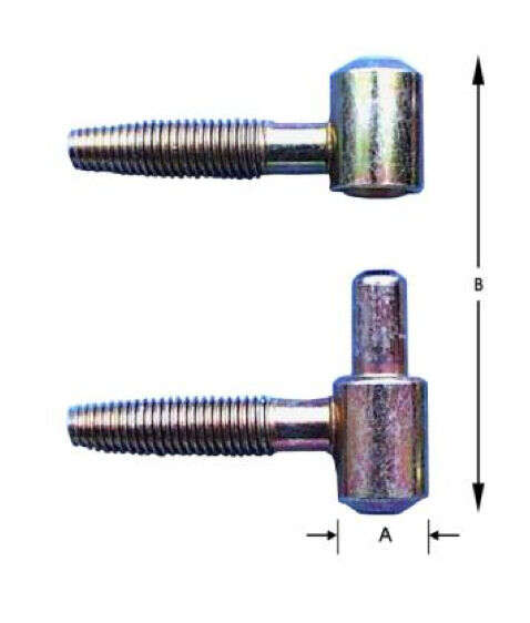 Image du produit Fiche &agrave; percer (type Anuba) - Filet Bois - T&ecirc;te plate - Nickl&eacute;e