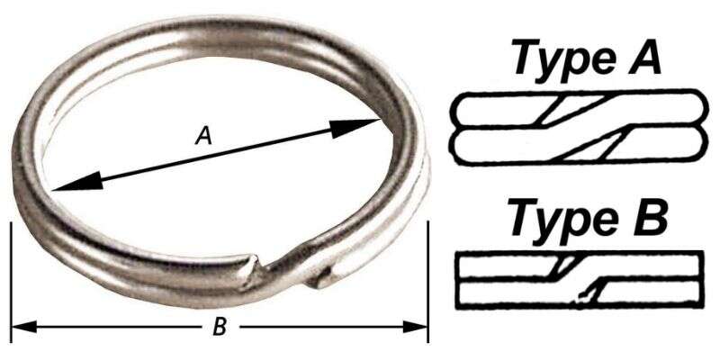 Image du produit Anneau de cl&eacute; - Fendu - Type A - Acier tremp&eacute; - Nickl&eacute; - &Oslash; 13 &agrave; 26 mm