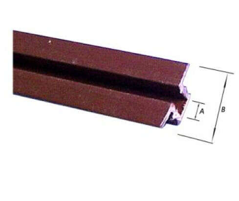 Image du produit Rail pour Porte Coulissante BLANC PVC - 2 m&egrave;tres