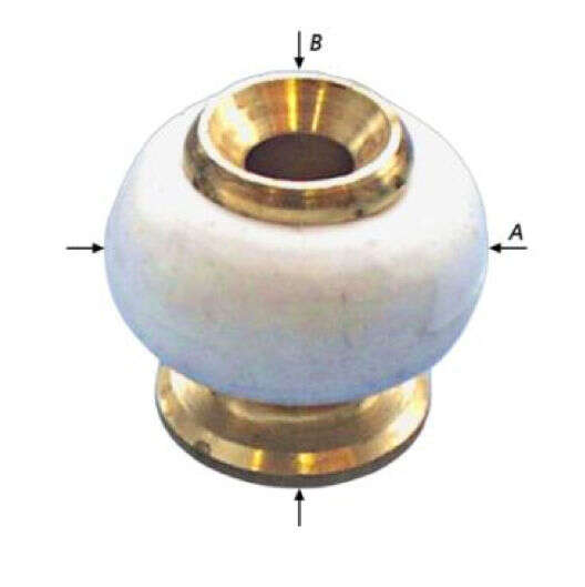 Image du produit ARRET PORTE,NICK,BLANC,+VIS&CH 27 mm