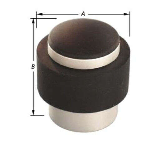 Image du produit ARRET DE PORTE ALU +VIS&CHEVILLE 42X47MM