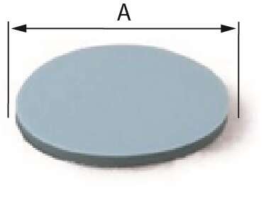 Image du produit Patin glisseur pour meuble en polyt&eacute;trafluor&eacute;thyl&egrave;ne (PTFE) autocollant - Gris