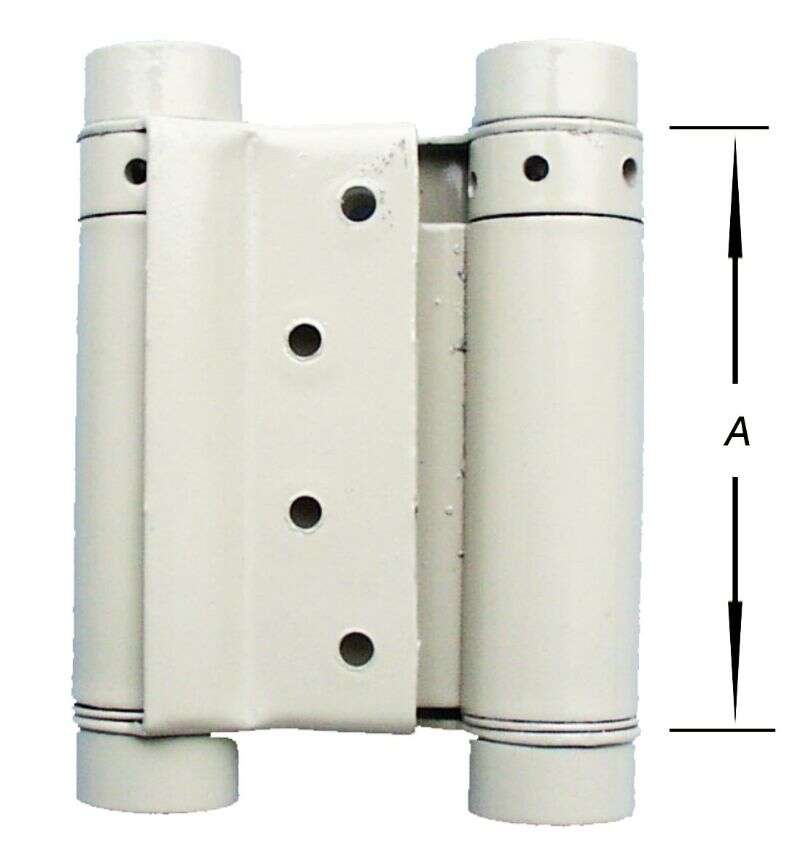 Image du produit Charni&egrave;re forte double action ' Va et vient ' - Ressort r&eacute;glable - Beige (2p)