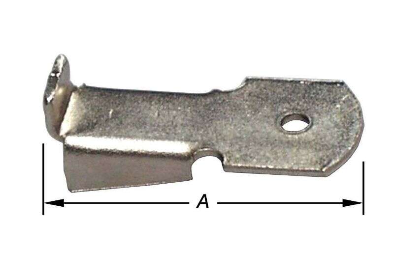 Image du produit Taquet pour Cr&eacute;maill&egrave;re - Zingu&eacute;e ou Laitonn&eacute; - 32 mm (12p)