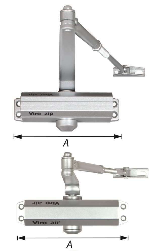 Image du produit FERME PORTE HYDRAULIQ ARGENT 183x41x61