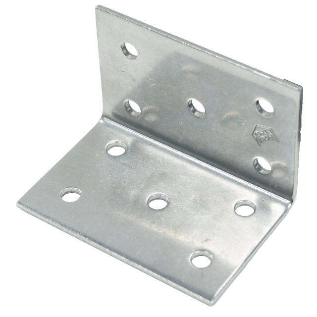 Image du produit Equerre d'assemblage - Multi trous - Inox - 40 x 40 x 60 x 2,5 mm