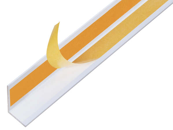 Image du produit Corni&egrave;re adh&eacute;sive alu blanc 20x20x1,5/1M
