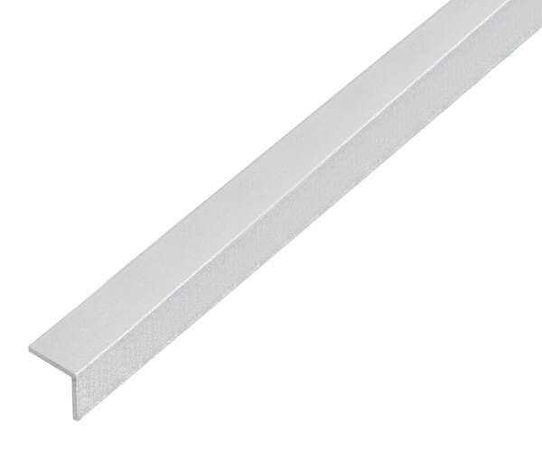 Image du produit Corni&egrave;re adh&eacute;sive alu martel&eacute; argent 20x20x1/1m