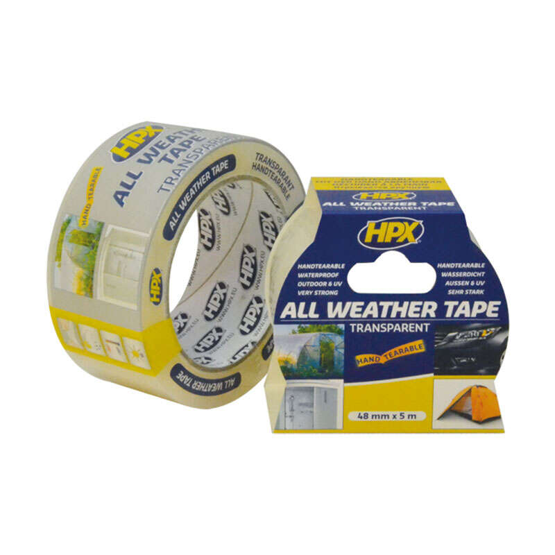 Image du produit HPX&reg;- All Weather Tape - Transparent - 48 mm x 5 m