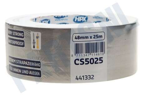 Image du produit HPX&reg;- Ruban toile adh&eacute;sif - Gris - 48 mm x 25 m