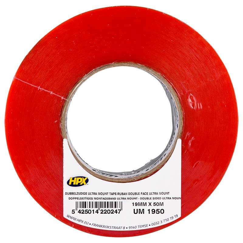Image du produit HPX&reg;- Ruban de Montage Ultra Mount Transparent - 19 mm x 50 m