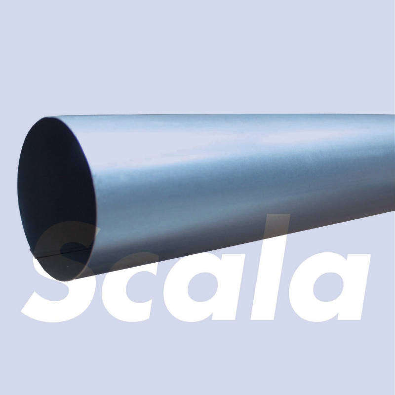 Image du produit Scala - Tuyau / Tube de Descente &Oslash; 87 mm - Zinc Galva - 3 m