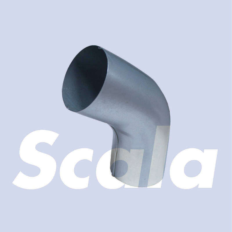 Image du produit Scala - Coude Pluvial pour Goutti&egrave;re 87 mm / 60&deg;- Zinc Galva