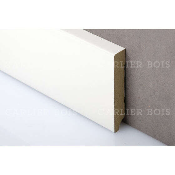 Image du produit Plinthe MDF Hydro - Droite - Blanc - RAL 9010