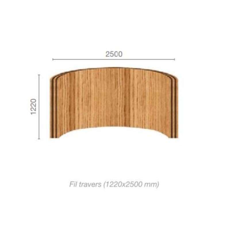 Image du produit Triplex - Fromager cintrable (court fil) - 7 mm - 122 x 250 cm
