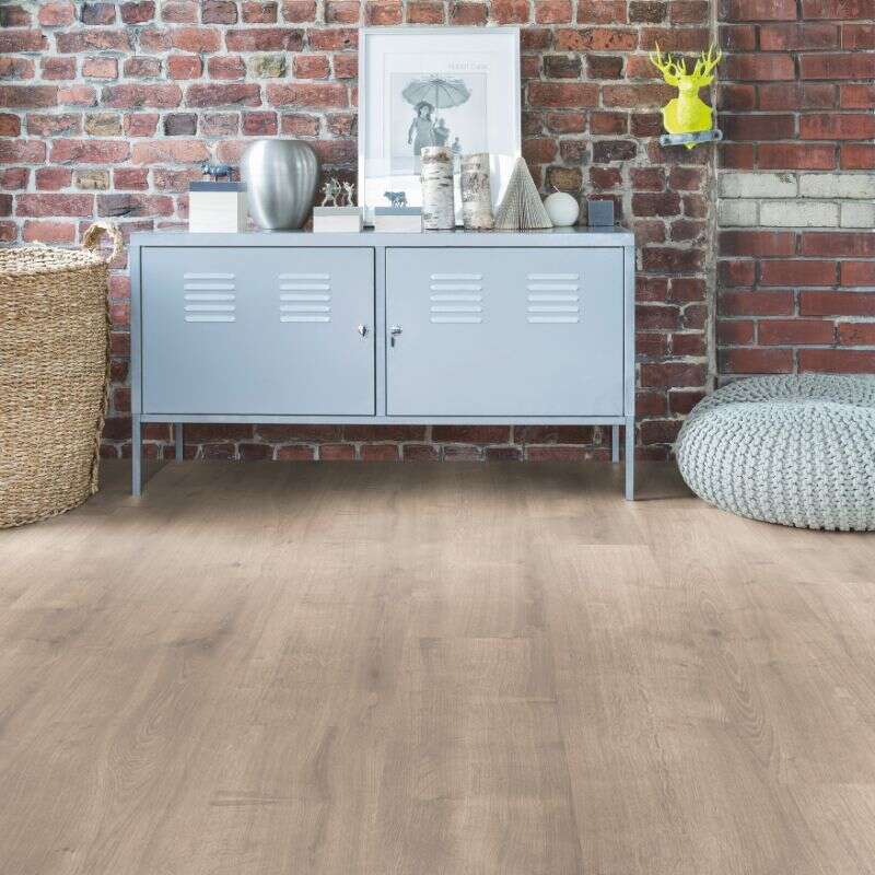 Image du produit LOC FLOOR - Sol Stratifi&eacute; - BASIC (LCF 263) Ch&ecirc;ne Taupe - 7 x 192 x 1261 mm (2,42 m&sup2;)